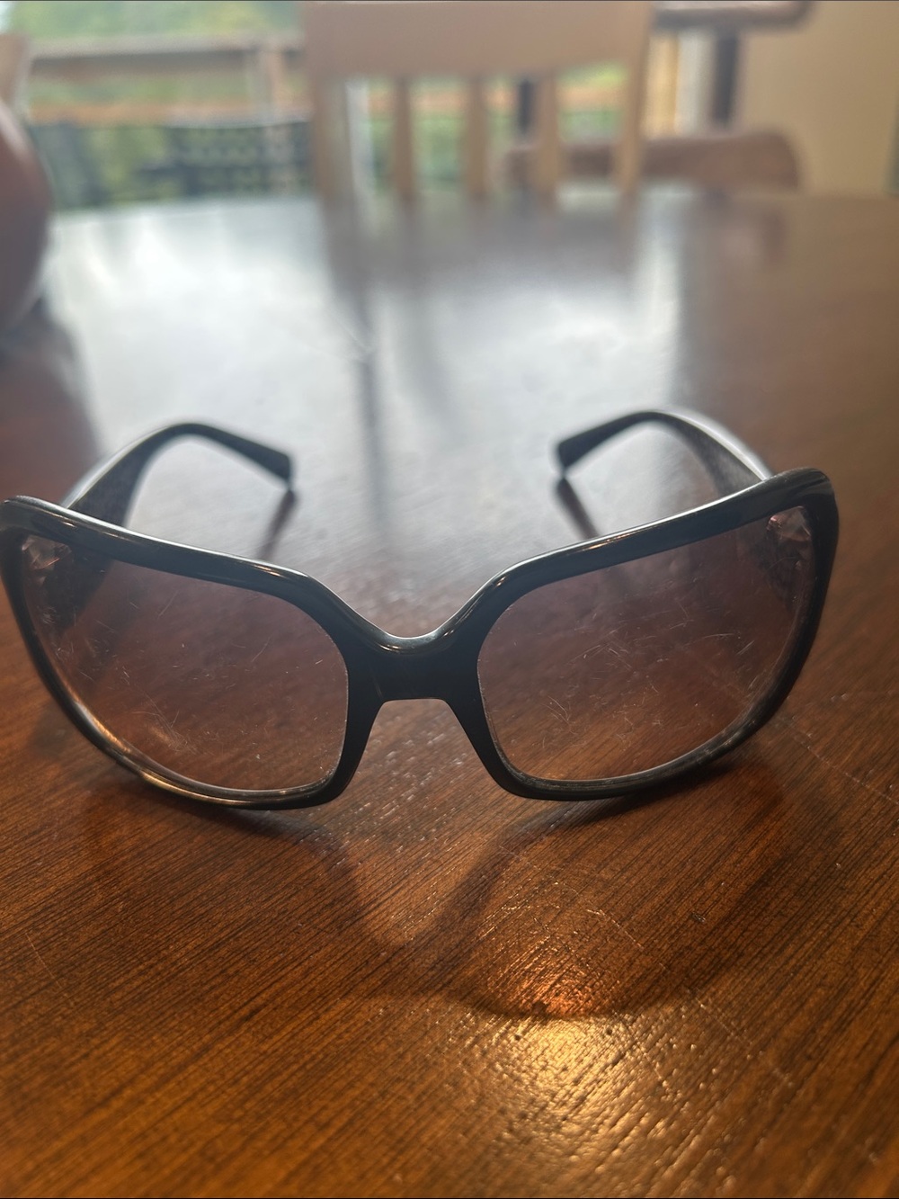 Coach Black Oversized Women's Sunglasses
